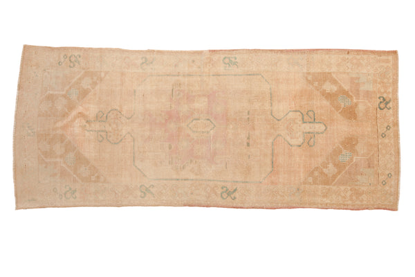 Vintage Distressed Oushak Rug Runner // ONH Item: 9010