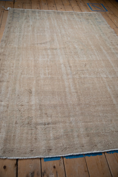 5x8 Vintage Distressed Oushak Carpet // ONH Item 9097 Image 7