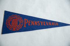 Vintage Pennsylvania University Felt Flag // ONH Item 9152 Image 1