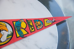 Vintage Florida Felt Flag // ONH Item 9241 Image 3