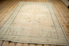 5.5x8 Vintage Distressed Oushak Carpet