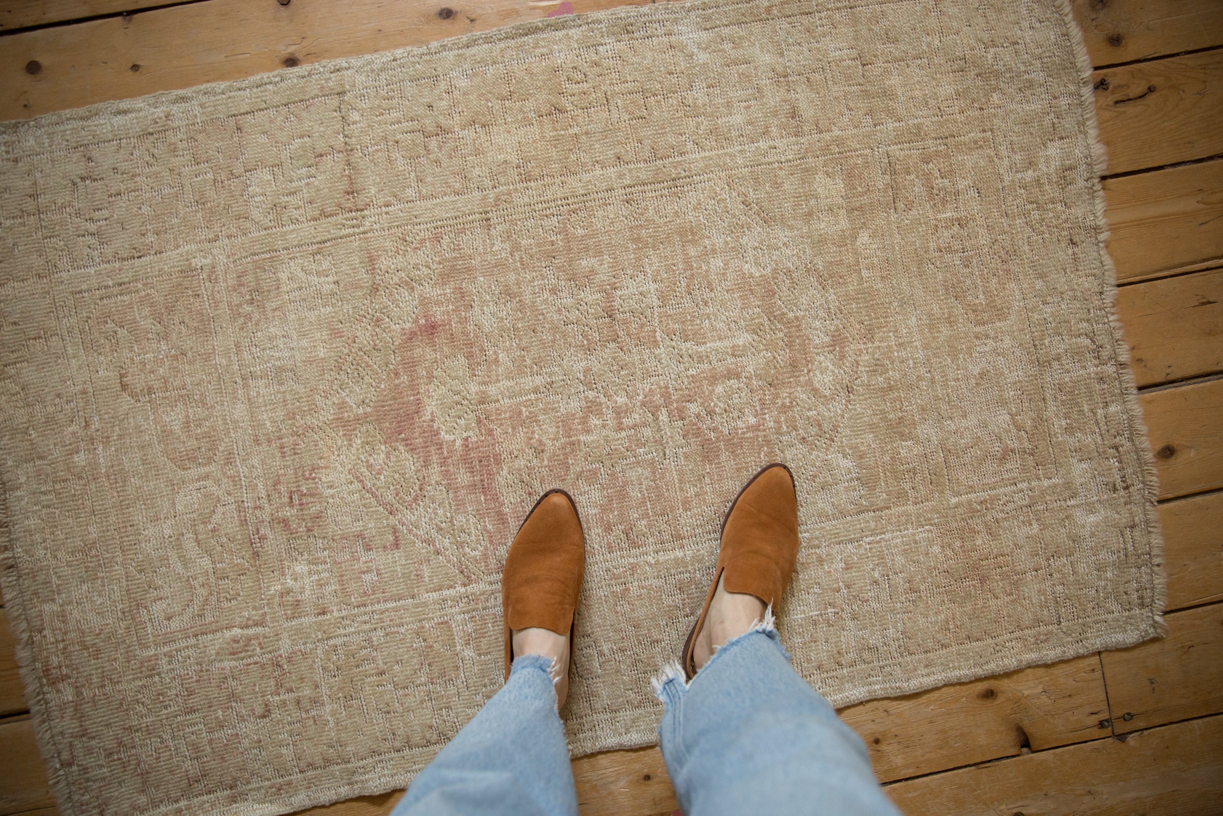 Vintage Distressed Melas Rug // ONH Item: 9375, Image 1