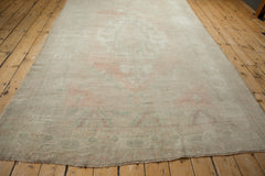 6x11 Vintage Distressed Oushak Carpet