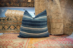 Indigo African Textile Throw Pillow // ONH Item 9624, Image 6