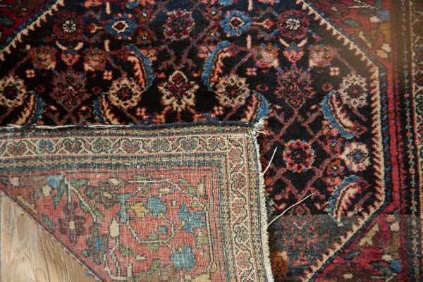 Vintage Fine Farahan Sarouk Square Rug Mat // ONH Item: 9629, Image 9