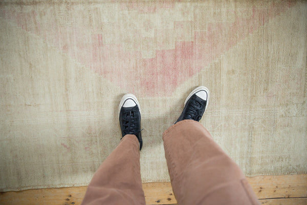 5.5x10 Vintage Distressed Oushak Carpet