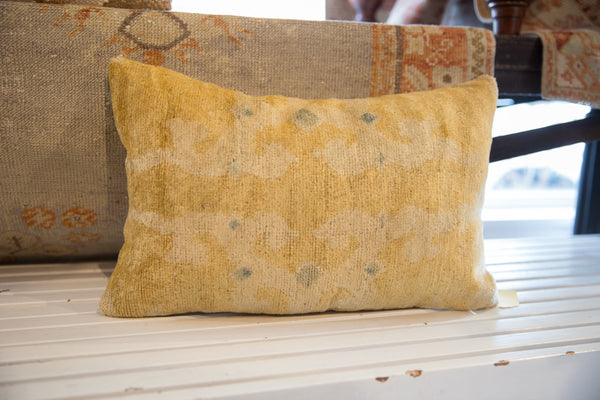 Antique Chinese Rug Fragment Pillow // ONH Item 9958 Image 4