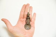 Vintage African Bronze Ashanti Gold Weight Spoon