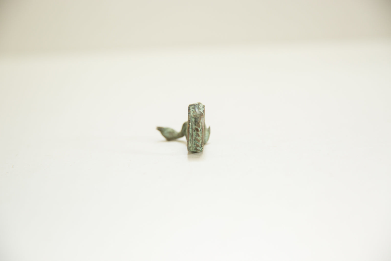 Vintage African Bronze Snake Ring