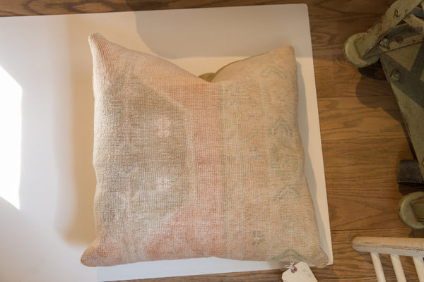 Vintage Rug Fragment Throw Pillow // ONH Item as10306a10362a