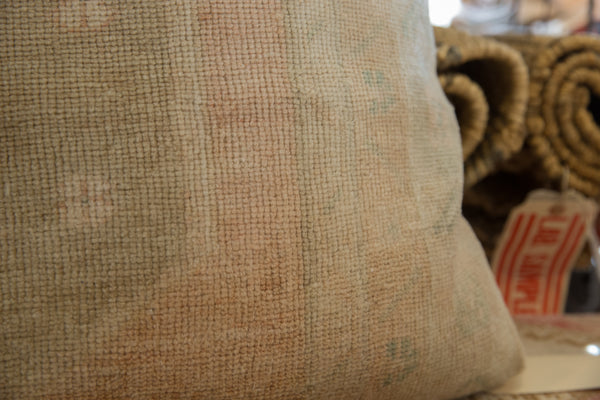 Vintage Rug Fragment Throw Pillow // ONH Item as10306a10362a, Image 4