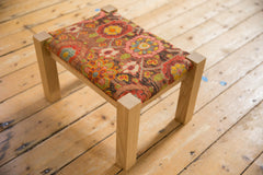 Reclaimed Antique Rug Fragment Footstool // ONH Item AS1130Z1131Z, Image 5