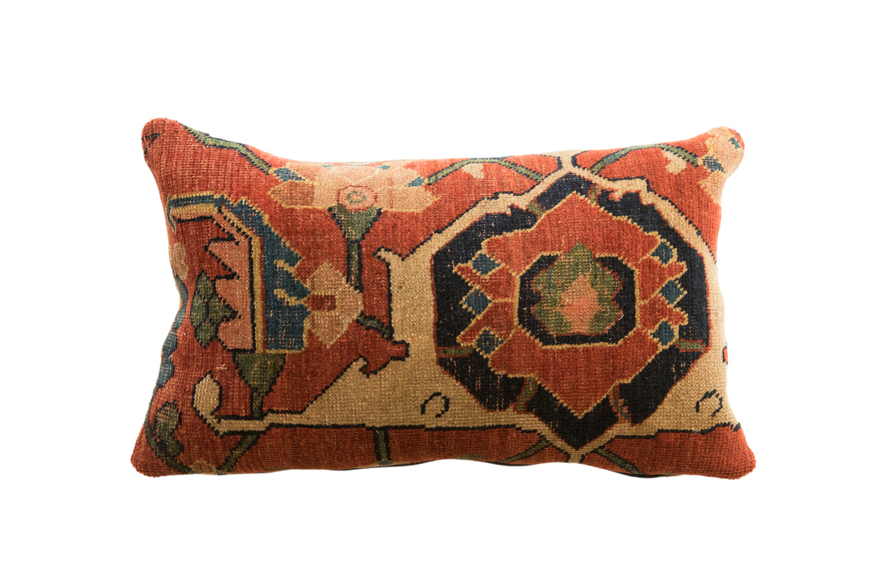 Antique Bijar Rug Fragment Pillow // ONH Item AS11943A11970A