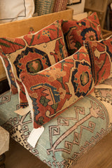 Antique Bijar Rug Fragment Pillow // ONH Item AS11943A11970A Image 7