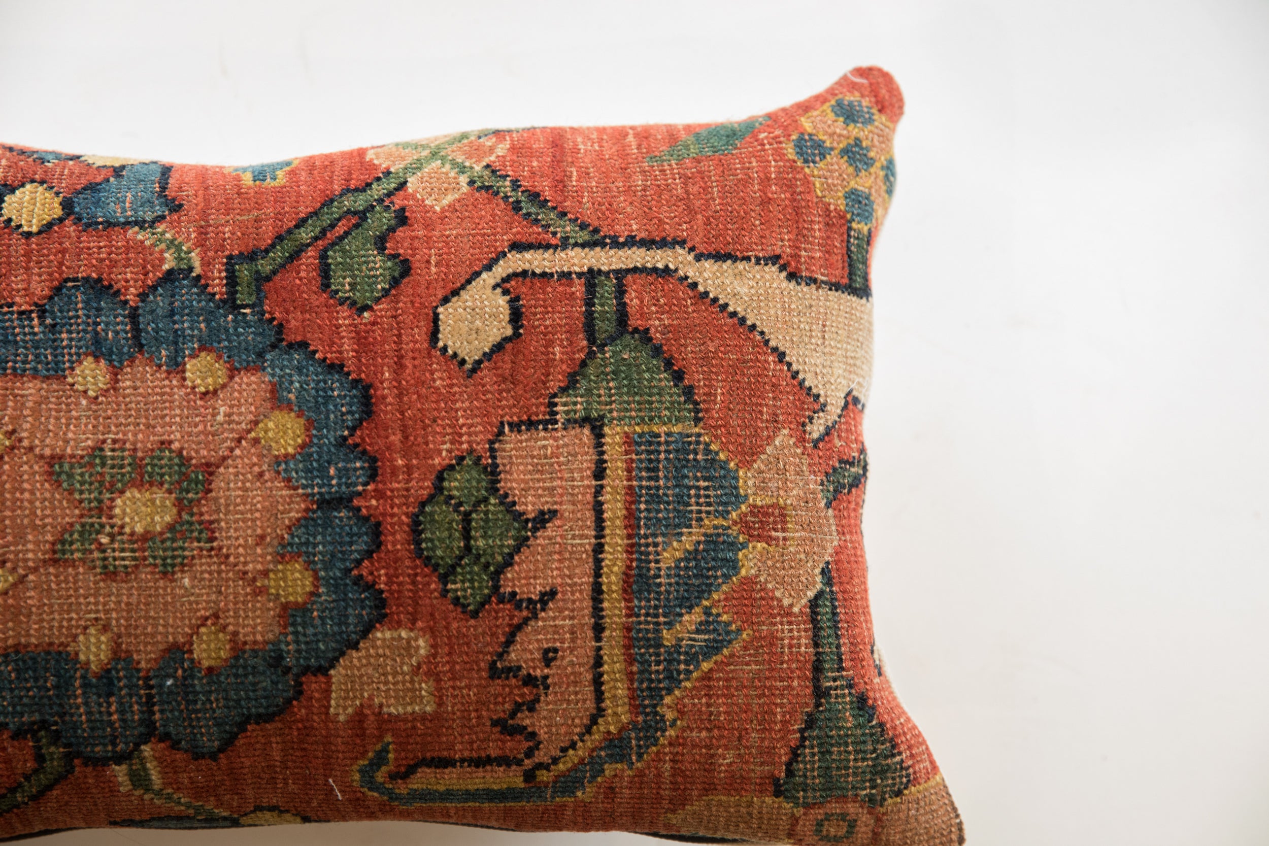 Antique Bijar Rug Fragment Pillow // ONH Item AS11943A11971A, Image 1