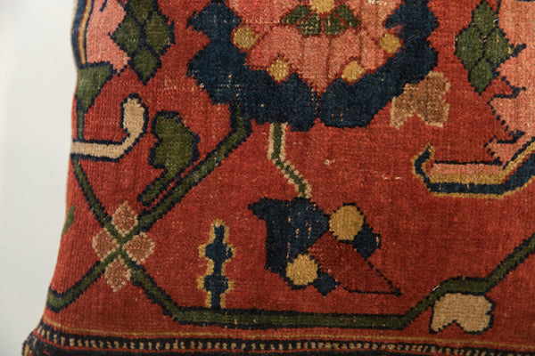 Antique Bijar Rug Fragment Pillow // ONH Item AS11944A11973A Image 2