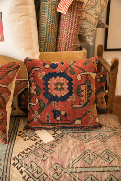 Antique Bijar Rug Fragment Pillow // ONH Item AS11944A11973A Image 6