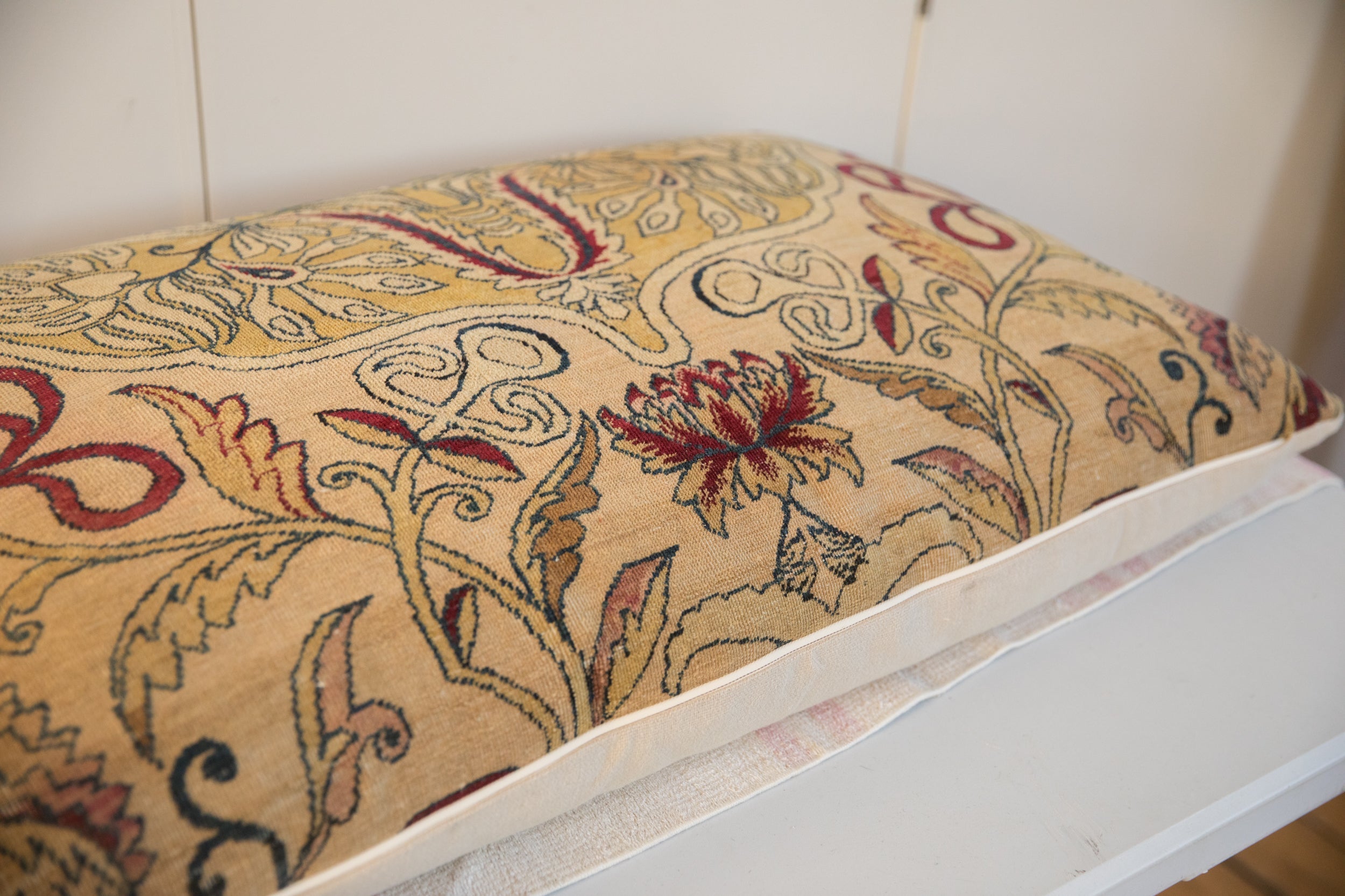 XL Vintage Rug Fragment Pillow 24x36 // ONH Item: AS11947A12331A, Image 1