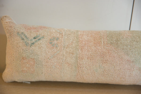 Vintage Rug Fragment Lumbar Pillow // ONH Item AS12739A12738A, Image 2