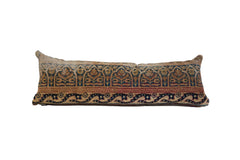 Vintage Rug Fragment Lumbar Pillow