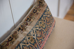 Vintage Rug Fragment Lumbar Pillow