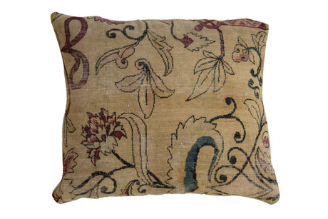 Antique Kerman Rug Fragment Pillow // ONH Item AS13041A13017A1