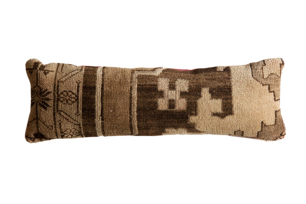 Reclaimed Vintage Turkish Rug Fragment Lumbar Pillow // ONH Item AS7080A7671A