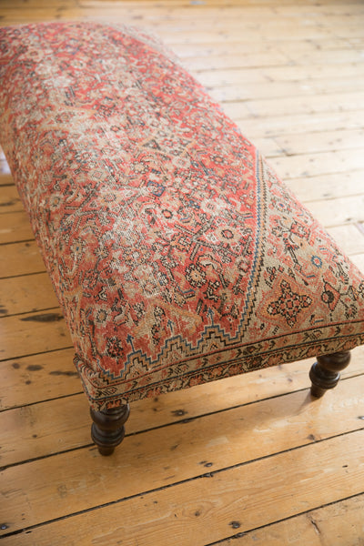 Vintage Persian Rug Ottoman Coffee Table // ONH Item AS8097A11814A Image 6