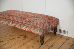 Vintage Persian Rug Ottoman Coffee Table // ONH Item AS8097A11814A Image 11