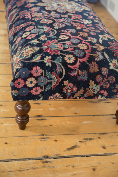 Vintage Persian Rug Ottoman Coffee Table // ONH Item: AS8097A11817A, Image 2