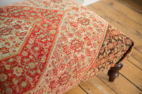 Vintage Persian Rug Ottoman Coffee Table // ONH Item AS8097A12000A Image 1