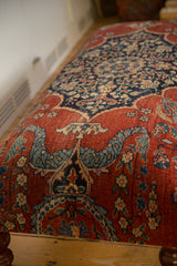 Reclaimed Antique Persian Rug Ottoman Coffee Table // ONH Item AS8097A13071A, Image 8