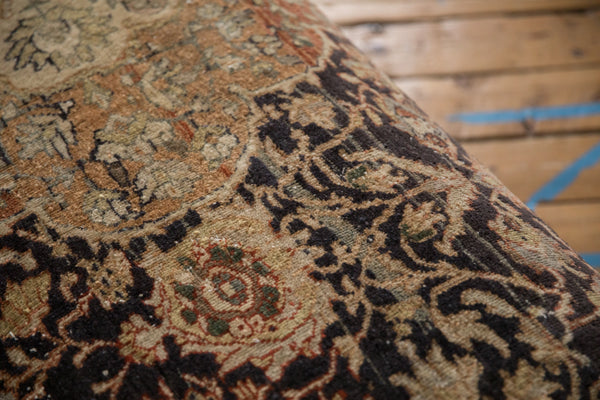 Vintage Persian Rug Ottoman Coffee Table