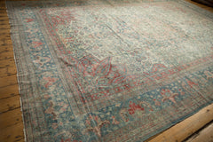 10.5x15 Vintage Distressed Mahal Carpet