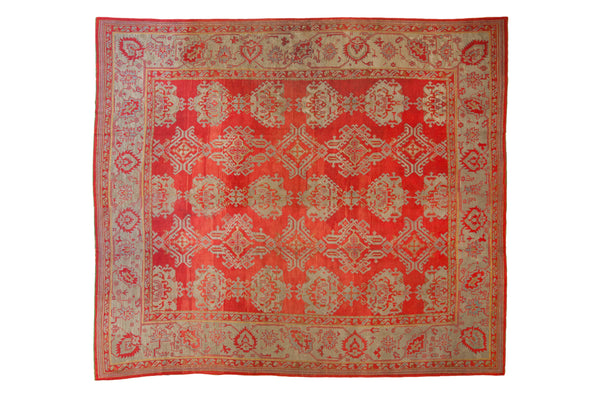 13.5x15 Antique Oushak Square Carpet // ONH Item ee0053351