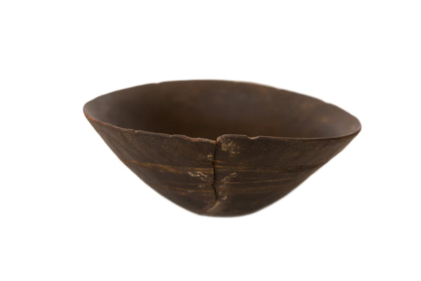 Vintage Hand Carved African Wooden Bowl