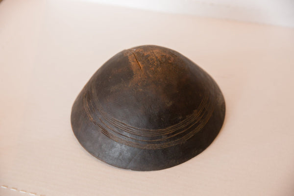 Vintage Hand Carved African Wooden Bowl Image 3