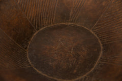 Vintage Hand Carved African Wooden Bowl Image 5