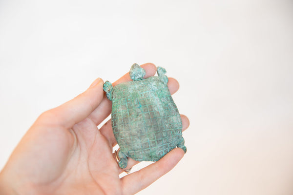 Vintage African Oxidized Copper Turtle // ONH Item ab00491 Image 4
