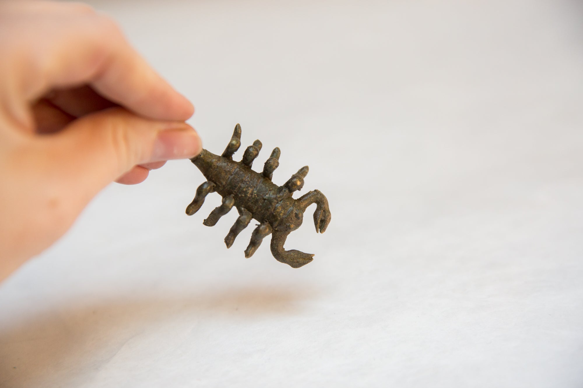 Vintage African Dark Bronze Scorpion // ONH Item ab00772 Image 1