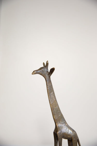 Vintage African Bronze Giraffe // ONH Item ab00789 Image 3