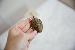 Vintage African Bronze Mask Pendant // ONH Item ab00888 Image 2