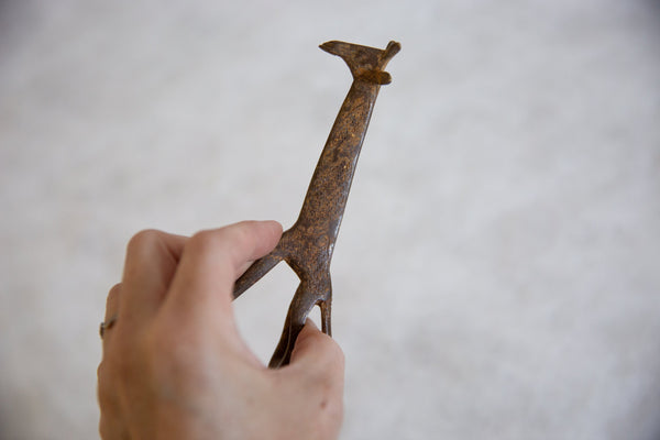 Vintage African Bronze Alloy Giraffe // ONH Item ab00914 Image 5