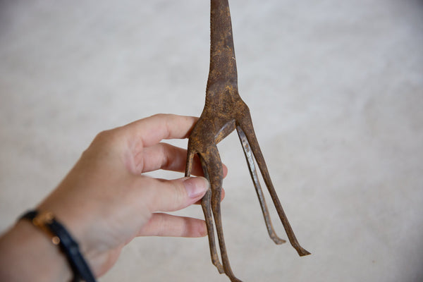 Vintage African Bronze Alloy Giraffe // ONH Item ab00918 Image 3