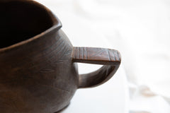 Vintage African Wooden Pitcher // ONH Item ab00945 Image 3