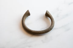 Vintage African Bronze Alloy Manilla Cuff Bracelet // ONH Item ab01040 Image 1
