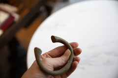 Vintage African Bronze Alloy Manilla Cuff Bracelet // ONH Item ab01040 Image 5