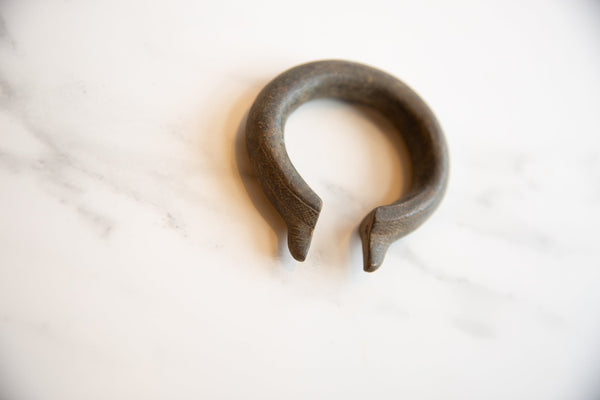 Vintage African Bronze Cuff Bracelet // ONH Item ab01048 Image 2