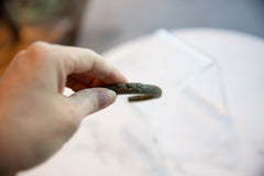 Vintage African Copper Cuff Bracelet with Geometric Detailing // ONH Item ab01073 Image 3