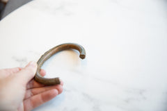 Vintage African Copper Cuff Bracelet with Geometric Detailing // ONH Item ab01075 Image 6